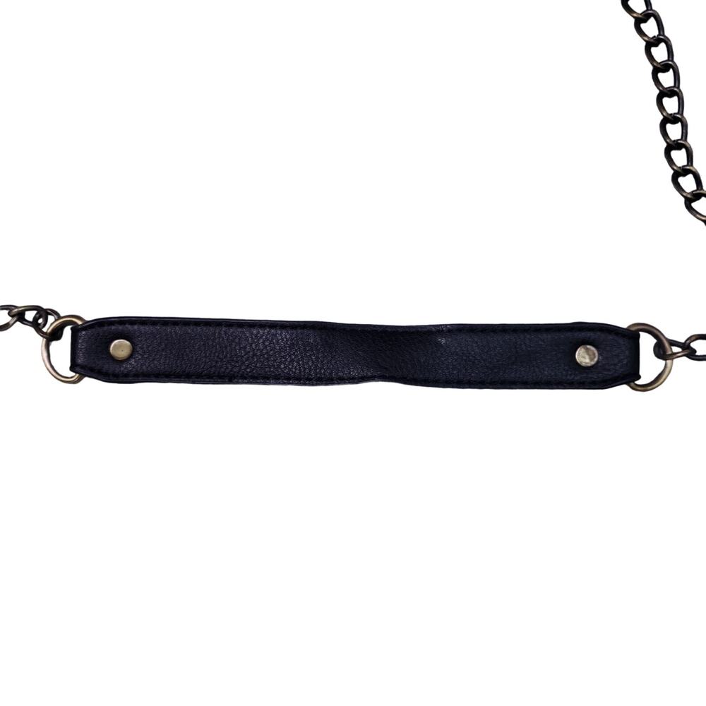 Elegant Cream and Brown Crossbody Bag - Picture 12 of 12